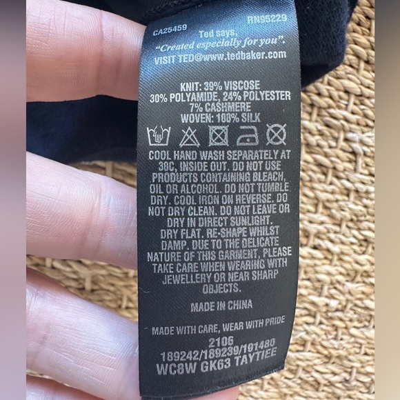 Ted Baker Cashmere Blend and Silk Sweater - Picture 2 of 5